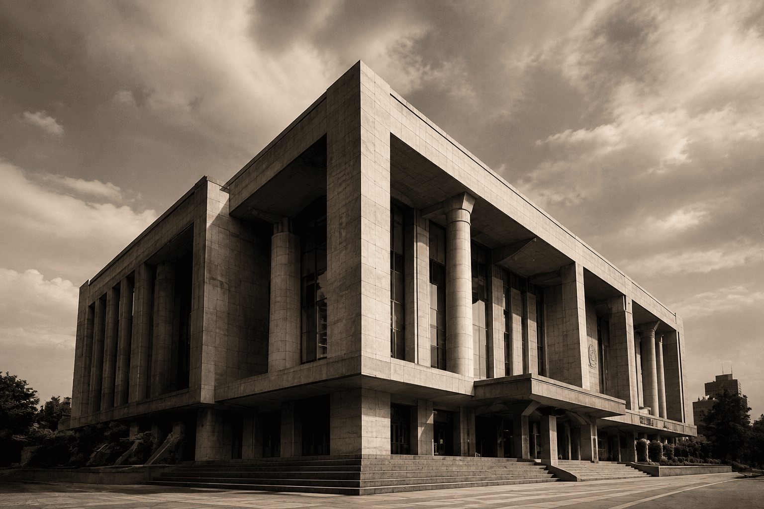 Grandeur Strategica — architectural staircase